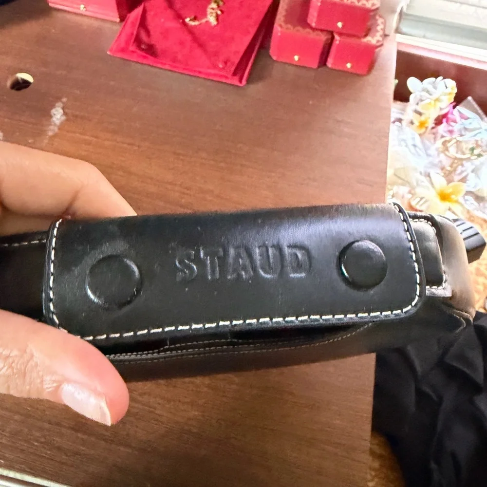 STAUD Black Crescent Shoulder Bag - Picture 3 of 3